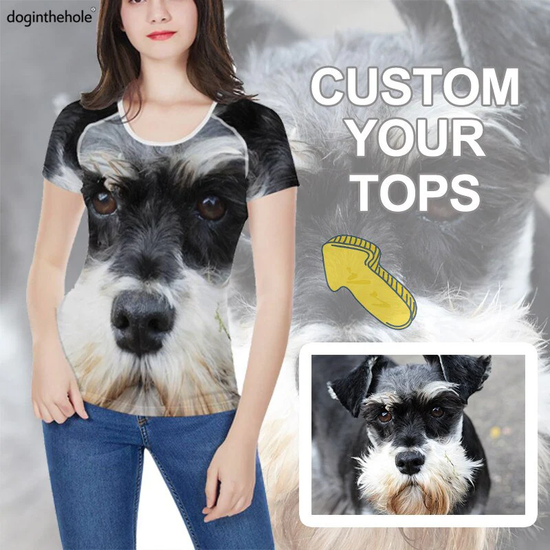 doginthehole Women Fashion Culture Tops Red and Blue Haiti Flag Print Running T-shirt Female Summer Casual Breathable Clothing - Image 22