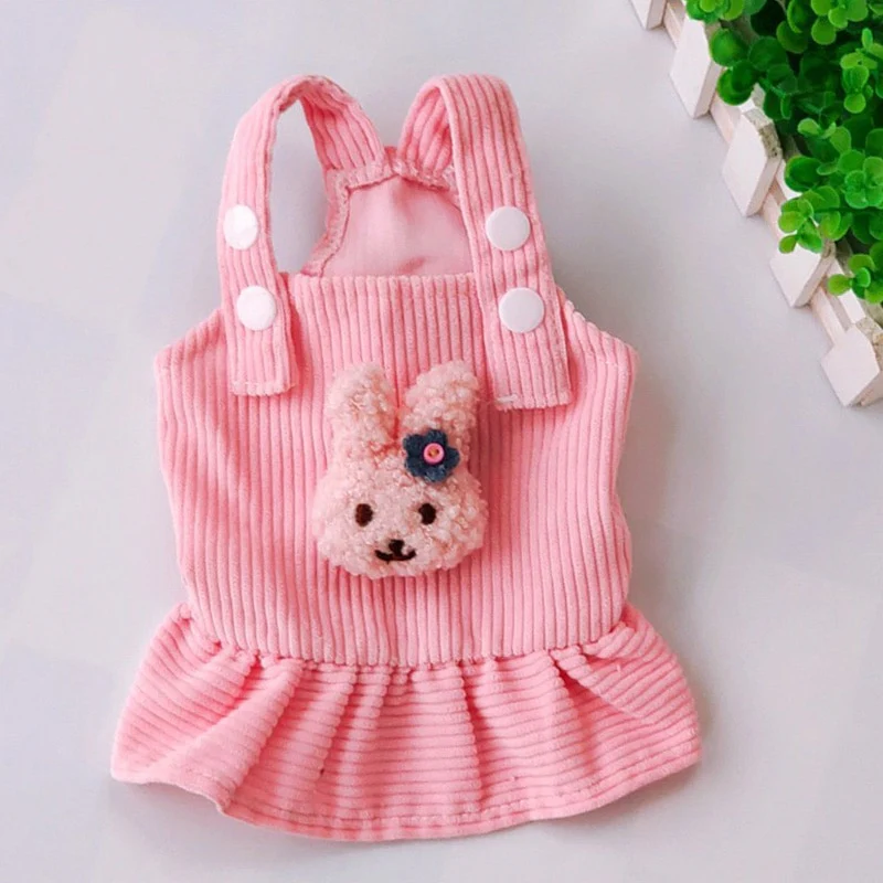 Dogs Clothing Dog Sweater Dress Dog Princess Dress Pet Small Costume Bow Cute Summer Floral Crew Neck Dress Pet Supplies - Image 11