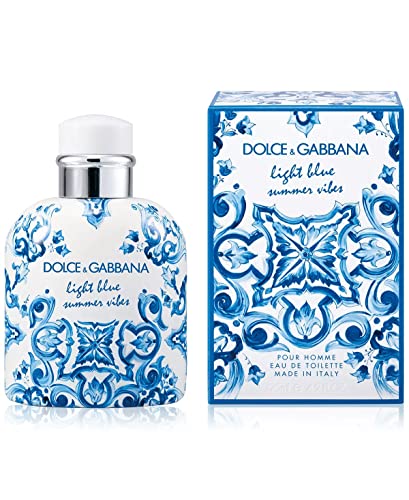 Dolce & Gabbana Light Blue Summer Vibes Eau de Toilette for Men, 4.2 Oz - Image 4