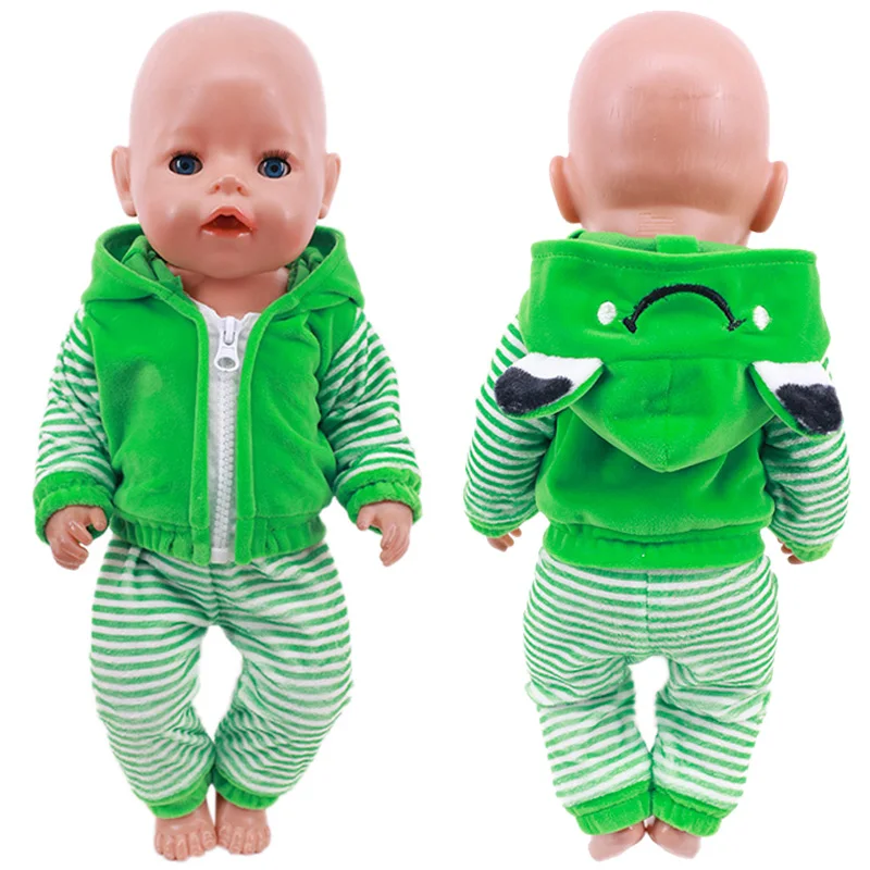Doll Baby Clothes Kittys Kitten Cat Cartoon Dress Shoes Fit 18 Inch American&43cm Reborn New Born Baby Doll OG Girl`s Toy Doll - Image 18