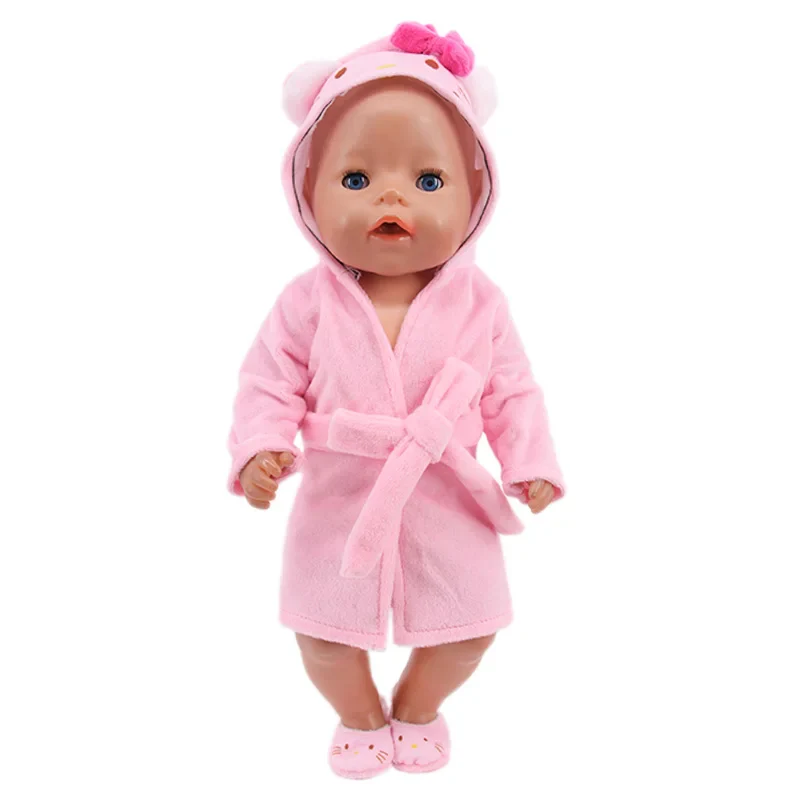Doll Baby Clothes Kittys Kitten Cat Cartoon Dress Shoes Fit 18 Inch American&43cm Reborn New Born Baby Doll OG Girl`s Toy Doll - Image 28