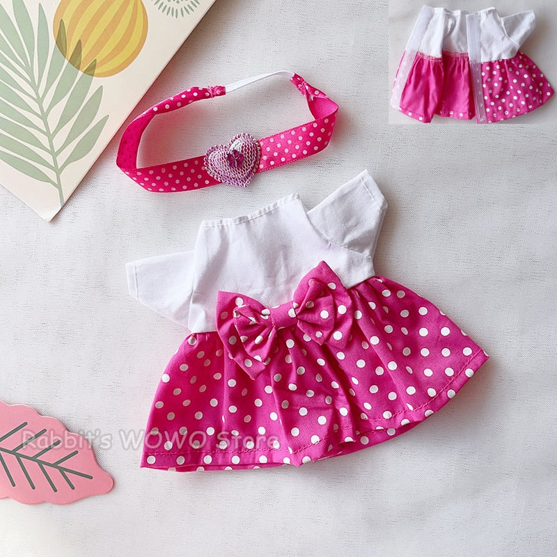 Doll Clothes Fit 25cm Baby Doll Accessories 1/6 BJD Doll New Born Doll Outfits Cute Dress Headwear Suit Girls Gifts - Image 18