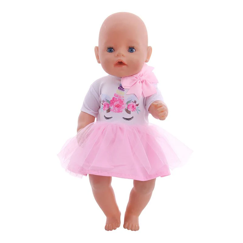 Doll Clothes Unicorn Suits Fit 18 Inch American Of Girl`s &Baby Born Doll 43cm Born Babies Doll Clothes,Toys For Girls - Image 10