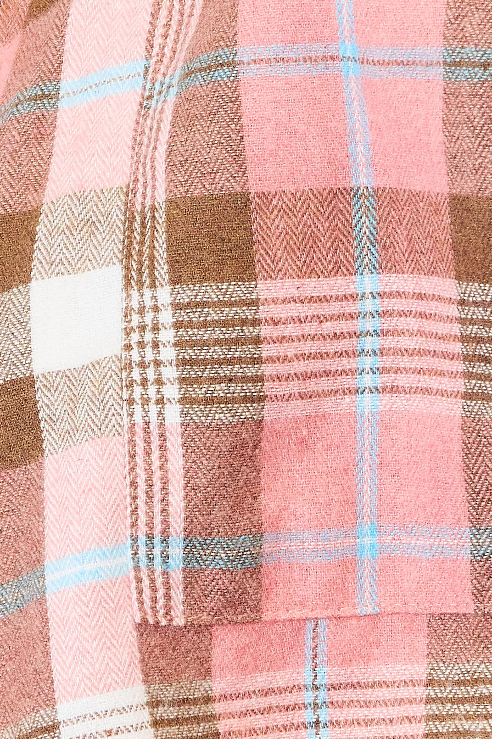 Double Take Plaid Collared Neck Long Sleeve Button-Up Shirt - Image 5