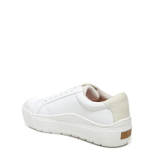 Dr. Scholl's Shoes Womens Time Off Platform Slip On Fashion Sneaker,White Smooth,8 - Image 3