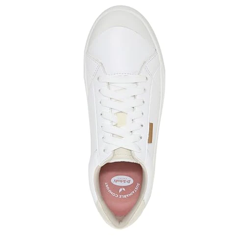 Dr. Scholl's Shoes Womens Time Off Platform Slip On Fashion Sneaker,White Smooth,8 - Image 6