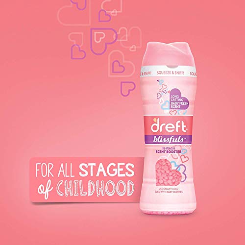 Dreft Newborn Baby Laundry Detergent, 64 Loads (2-Pack) + Dreft Baby Fresh Scent Booster Beads, 14.8 oz - Image 3