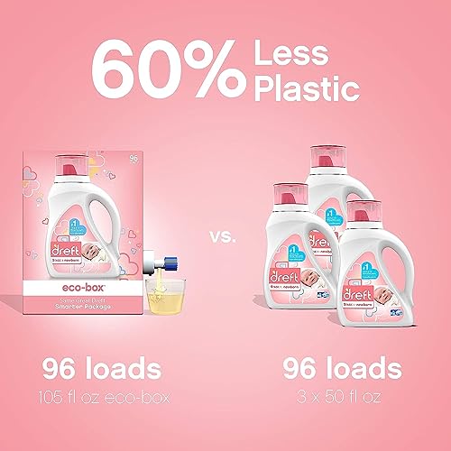 Dreft Stage 1: Newborn Baby Liquid Laundry Detergent, 89 Loads 128 Fl Oz, 1 Choice Of Pediatricians - Image 5