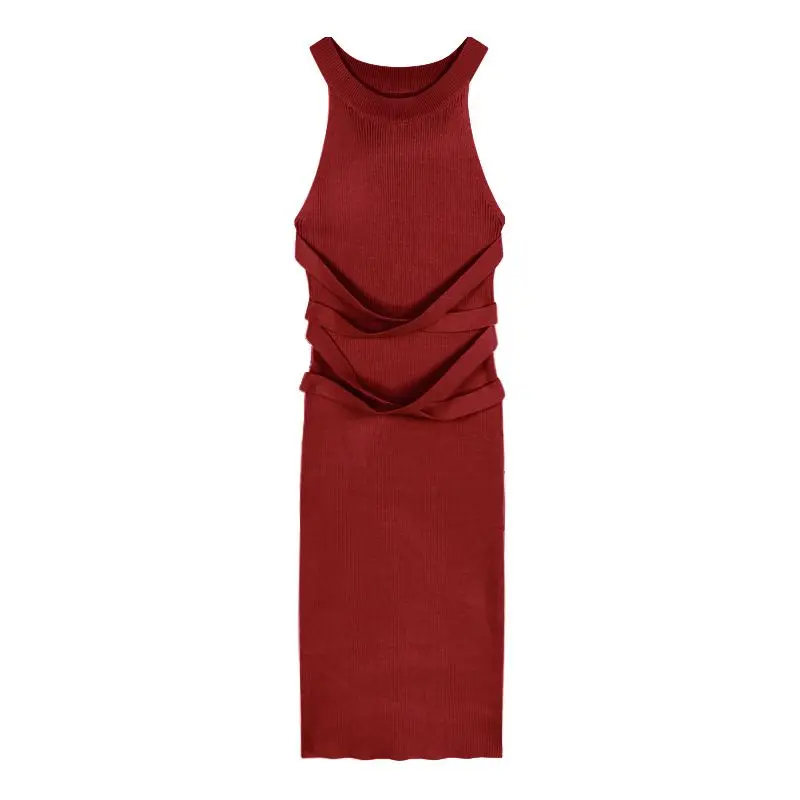 Dresses for Women  Elegant Sexy Sleeveless  Back Textured Mini Skinny Dress New Fashion Summer Casual PTKPCC - Image 8
