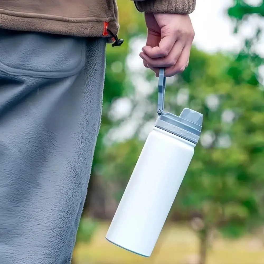 Drinkware Stainless Steel Vacuum Thermos Cup Fashion Minimalist Insulation Cup 750ml Large Capacity Coffee Mug Car
