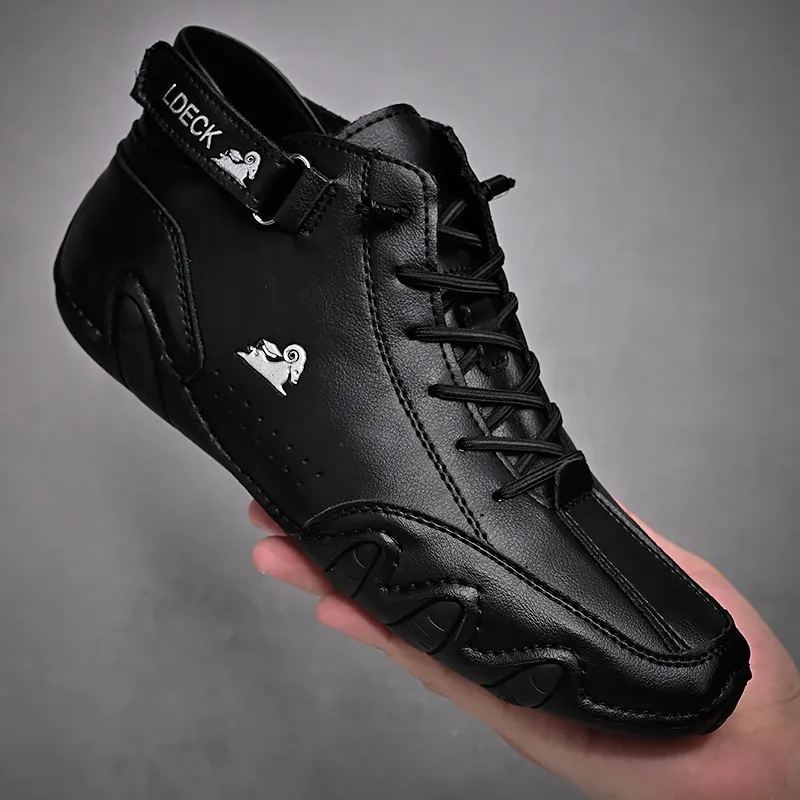 Dropshipping Casual Shoes Men Sneakers Male High Top Sneakers Winter Warm Designer Fashion Loafers Lace Up Shoes Men Boots - Image 3