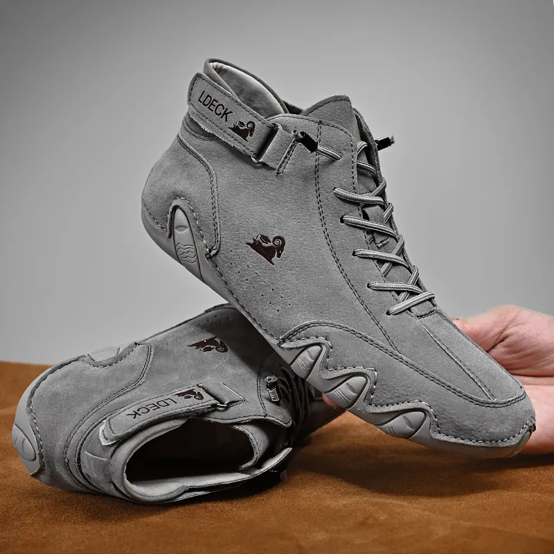 Dropshipping Casual Shoes Men Sneakers Male High Top Sneakers Winter Warm Designer Fashion Loafers Lace Up Shoes Men Boots - Image 5