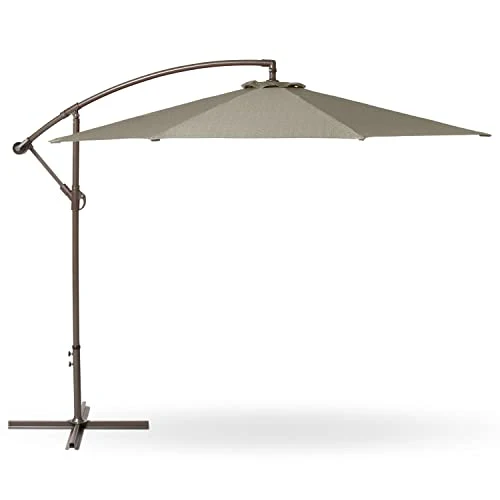 Duck Covers Classic Accessories DUCN2 Weekend Patio Cantilever Umbrella, 10 Foot, Moon Rock