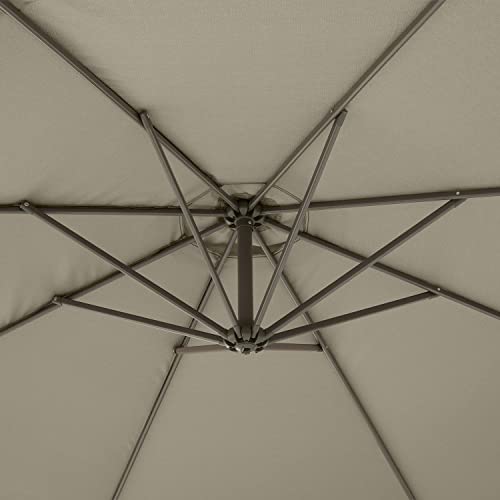 Duck Covers Classic Accessories DUCN2 Weekend Patio Cantilever Umbrella, 10 Foot, Moon Rock - Image 12