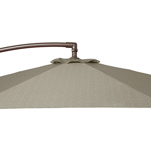 Duck Covers Classic Accessories DUCN2 Weekend Patio Cantilever Umbrella, 10 Foot, Moon Rock - Image 6