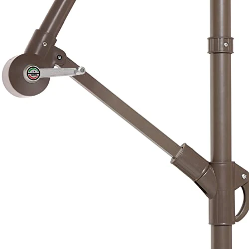 Duck Covers Classic Accessories DUCN2 Weekend Patio Cantilever Umbrella, 10 Foot, Moon Rock - Image 9