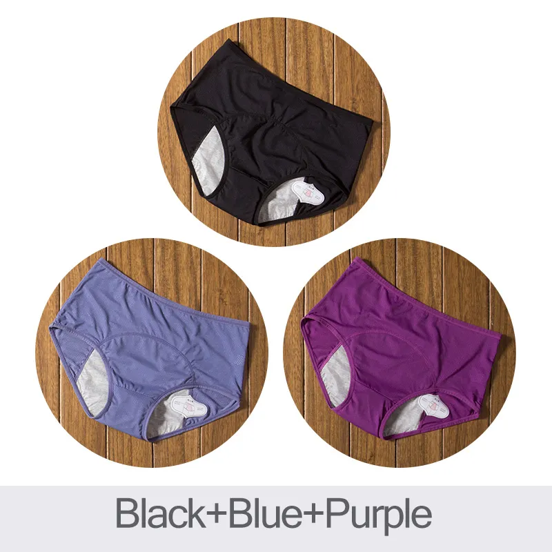 DULASI 3pcs Leak Proof Menstrual Panties Physiological Pants Women Underwear Period Comfortable Waterproof  Briefs Dropshipping - Image 10