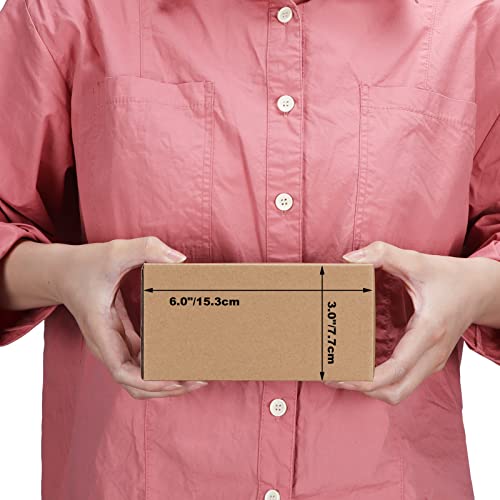 Edenseelake 40 Pack 6x4x3 inches Shipping Boxes Small Cardboard Boxes for Packing, Moving, Mailing, Brown - Image 7