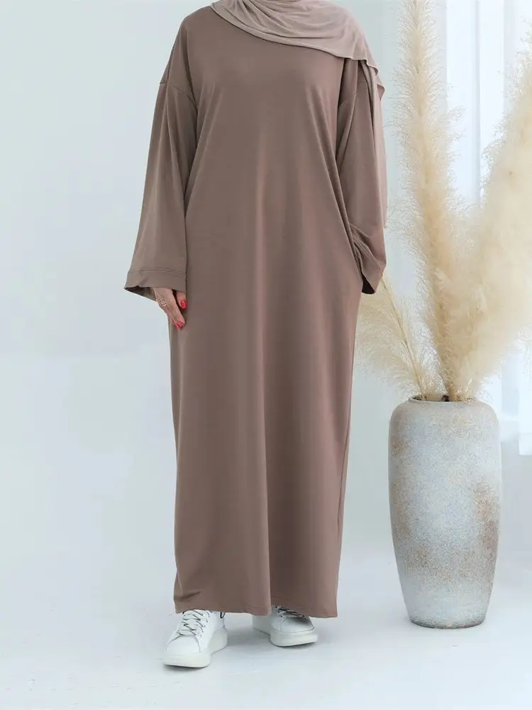 Eid Modest Clothing Muslim Kaftan Under Dress Abaya Dubai Islam For Women Robe Longue Caftan Marocain Femme Vestidos Musulmane - Image 7