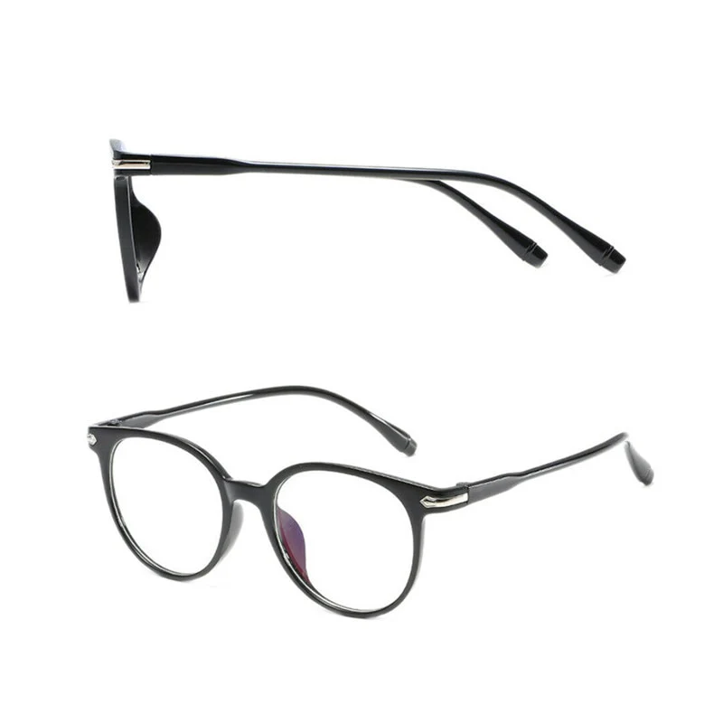 Elbru Optical Eye Glasses Frames for Women Men Ultralight Eyeglasses Frame Female Male Transparent Black Pink Blue oculos - Image 9