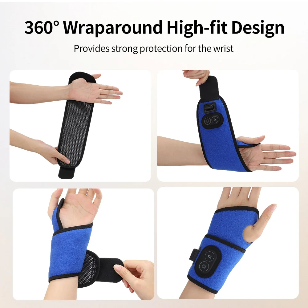 Electric Heating Wrist Brace Ankle Braces Carpal Joint Protection Support Hot Compress Wraps Pain Relief Arthritis Tendinitis - Image 5