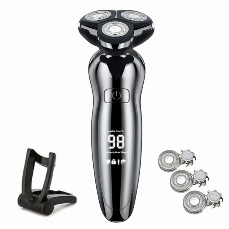 Electric Razor Electric Shaver Hair Cutting Shaving Machine for Men Clipper Beard Trimmer  Rotary Shaver 100% Water Proof - Image 10
