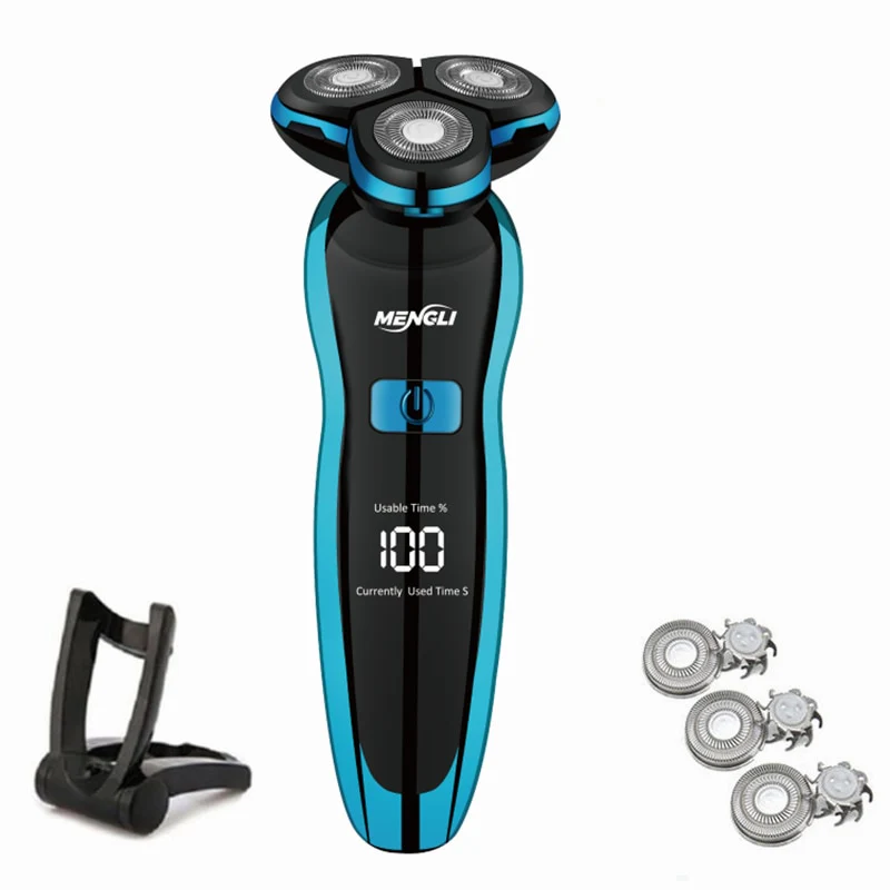 Electric Razor Electric Shaver Hair Cutting Shaving Machine for Men Clipper Beard Trimmer  Rotary Shaver 100% Water Proof - Image 13