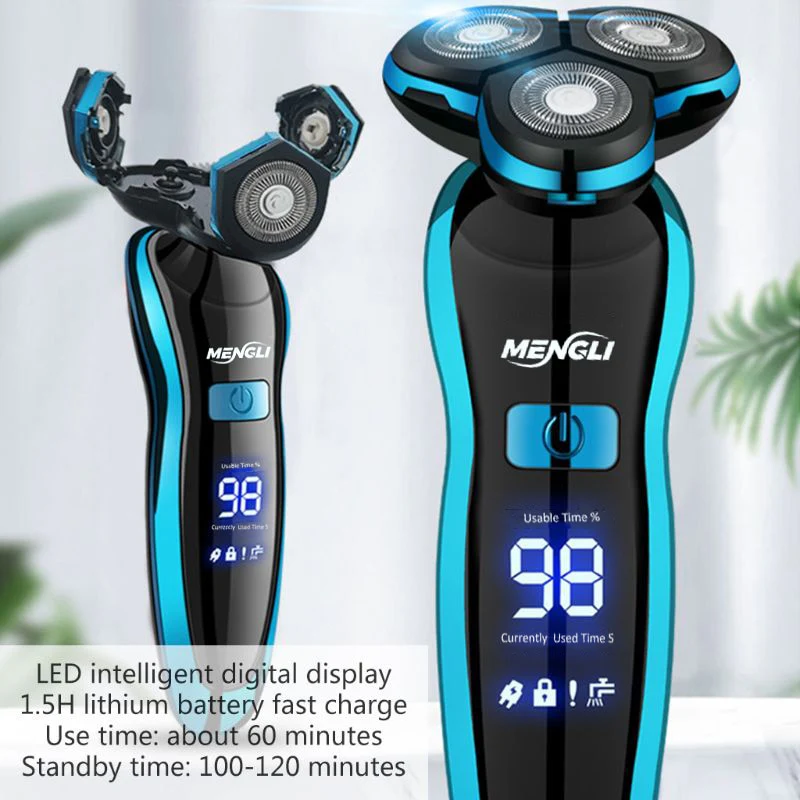Electric Razor Electric Shaver Hair Cutting Shaving Machine for Men Clipper Beard Trimmer  Rotary Shaver 100% Water Proof - Image 14