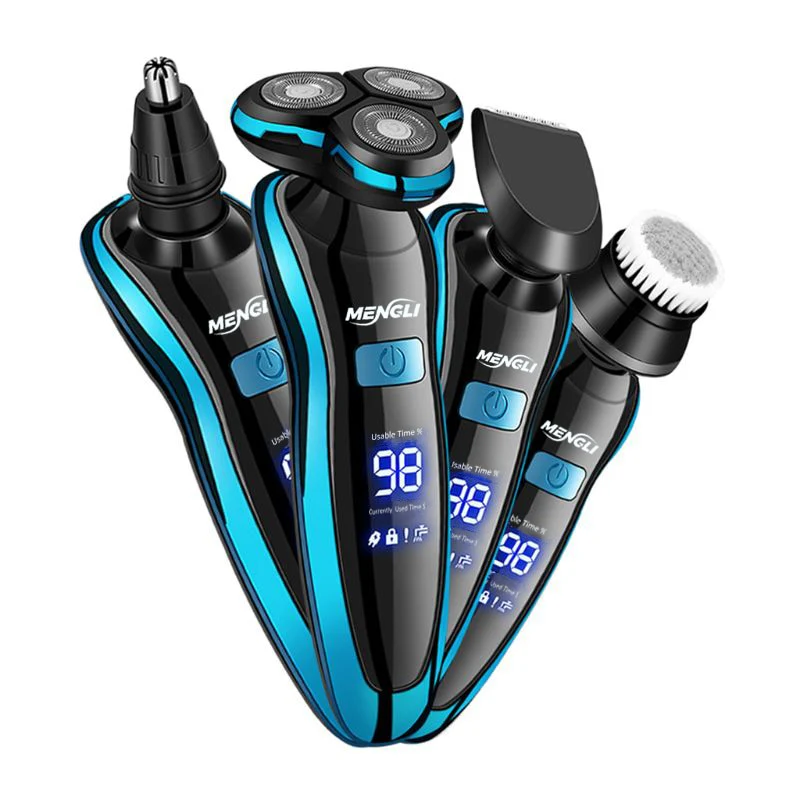 Electric Razor Electric Shaver Hair Cutting Shaving Machine for Men Clipper Beard Trimmer  Rotary Shaver 100% Water Proof - Image 16