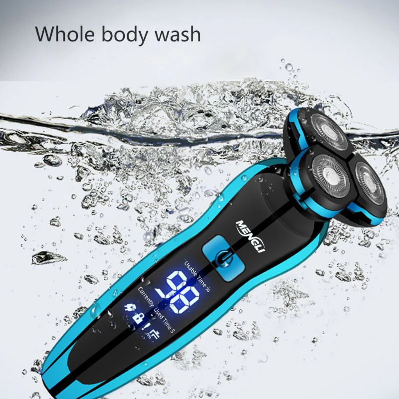 Electric Razor Electric Shaver Hair Cutting Shaving Machine for Men Clipper Beard Trimmer  Rotary Shaver 100% Water Proof - Image 17