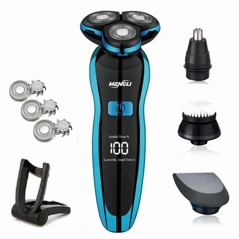 Electric Razor Electric Shaver Hair Cutting Shaving Machine for Men Clipper Beard Trimmer  Rotary Shaver 100% Water Proof - Image 18