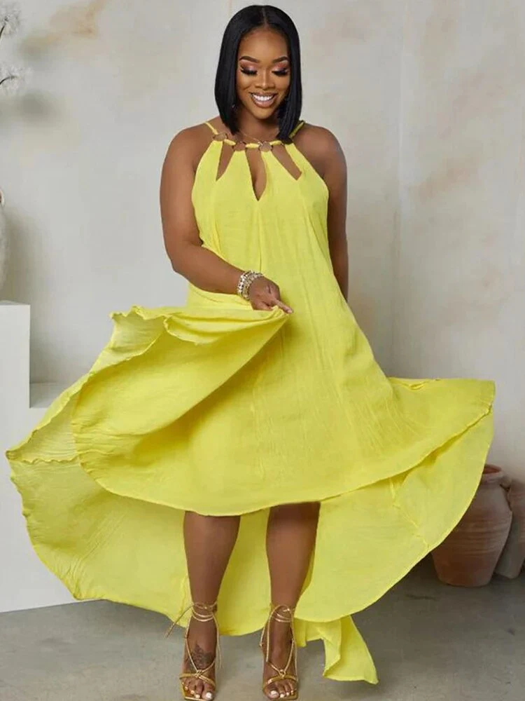 Elegant African Dresses For Women Dashiki 2023 Summer Autumn Maxi Dress Ladies Traditional African Clothing Fairy Long Dress - Image 3