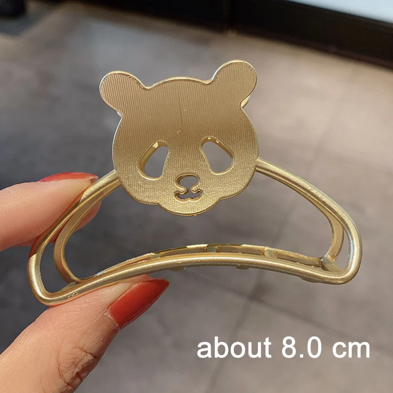 Elegant Gold Silver Hollow Geometric Metal Hair Claw For Women Long Thick Hair Holder Hair Claw Clip Fashion Hair Accessories - Image 32
