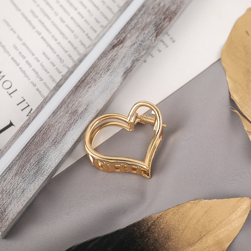 Elegant Gold Silver Hollow Geometric Metal Hair Claw For Women Long Thick Hair Holder Hair Claw Clip Fashion Hair Accessories - Image 34