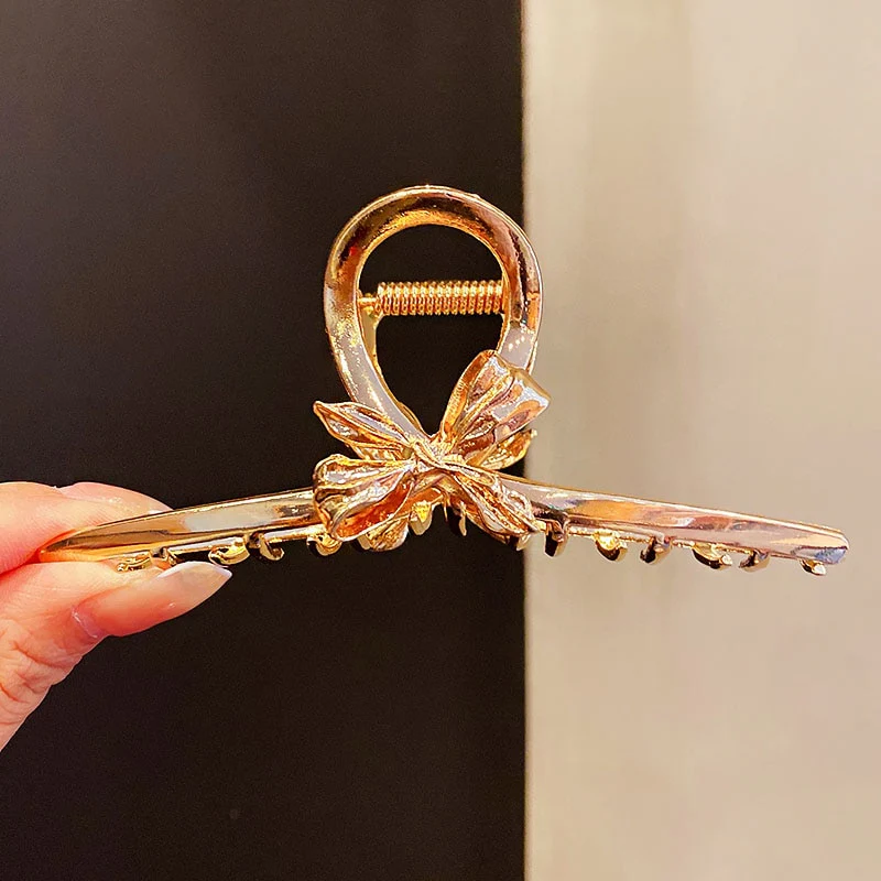 Elegant Gold Silver Hollow Geometric Metal Hair Claw For Women Long Thick Hair Holder Hair Claw Clip Fashion Hair Accessories - Image 43