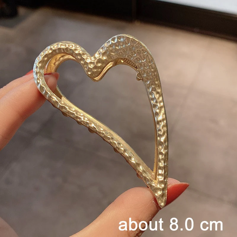 Elegant Gold Silver Hollow Geometric Metal Hair Claw For Women Long Thick Hair Holder Hair Claw Clip Fashion Hair Accessories - Image 45