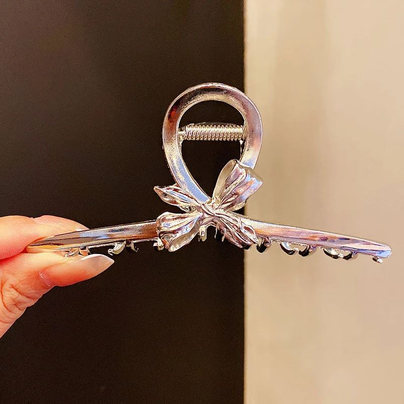 Elegant Gold Silver Hollow Geometric Metal Hair Claw For Women Long Thick Hair Holder Hair Claw Clip Fashion Hair Accessories - Image 50