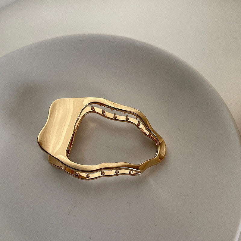 Elegant Gold Silver Hollow Geometric Metal Hair Claw For Women Long Thick Hair Holder Hair Claw Clip Fashion Hair Accessories - Image 51