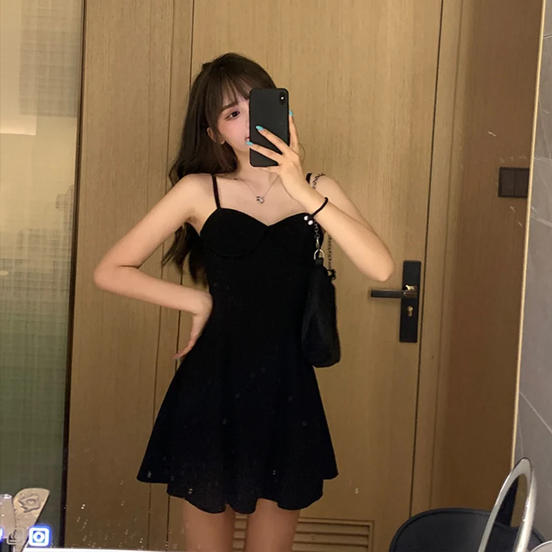 Elegant Party Dress Women Long Sleeve Sweet Empire High Street Mini Dress Gothic Y2k Dress Korean Summer 2021 Female Outfits - Image 2