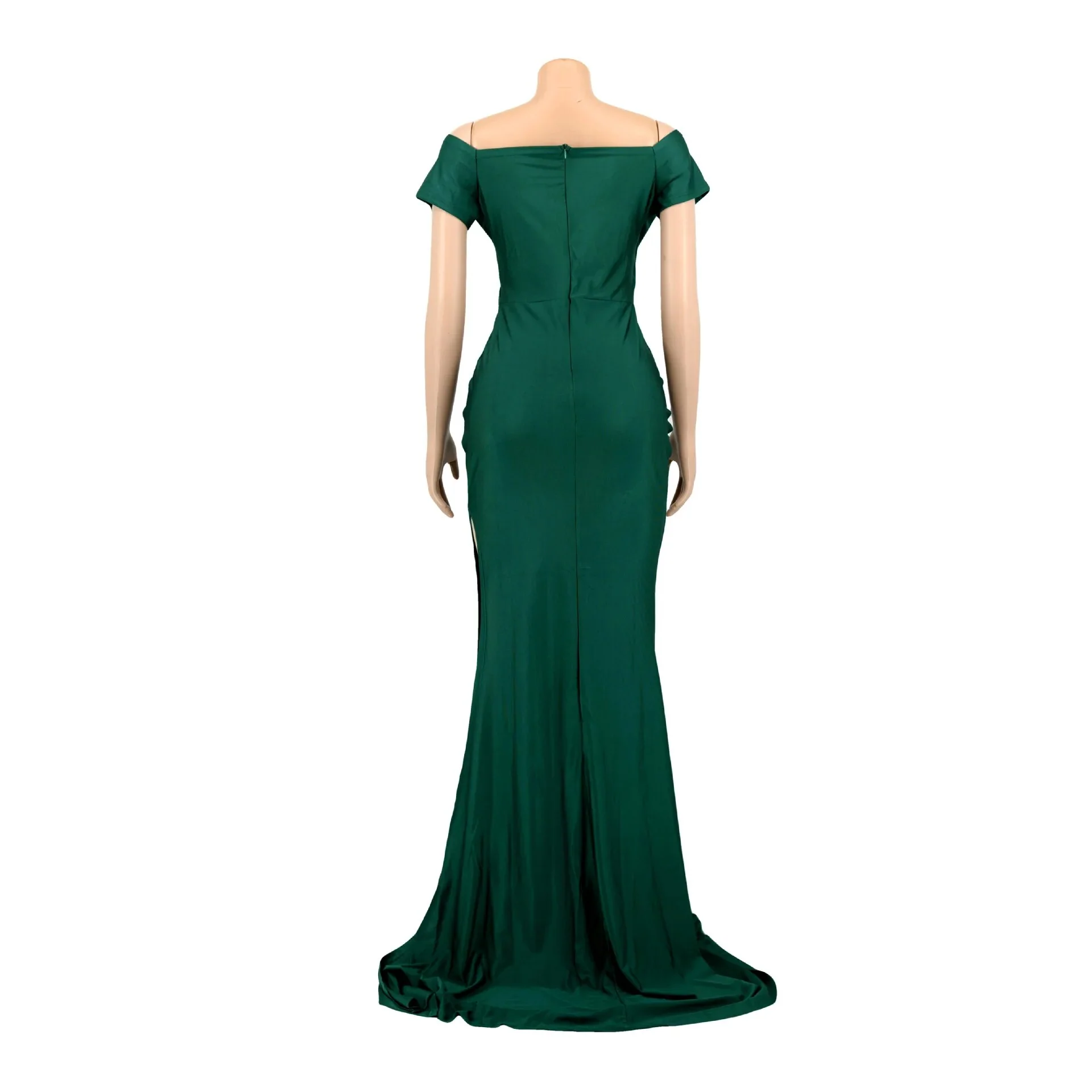 Elegant Women Evening Long Dress V Neck Sexy Female Robe Party Formal Vestidos Women Pack Hip Maxi Dresses - Image 6