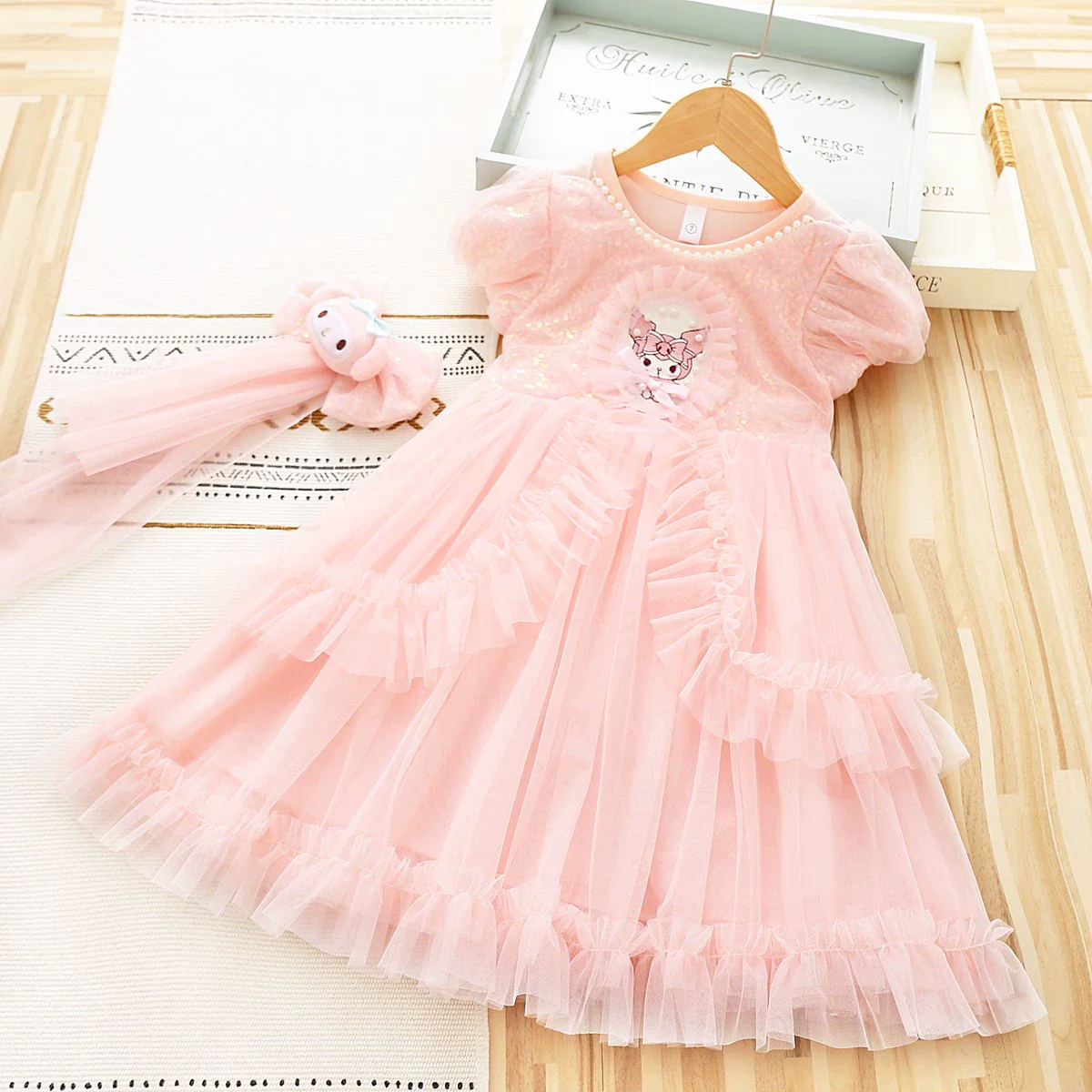 Elsa Girl Summer Dress Western Style Sequin Baby Princess Dress - Image 13