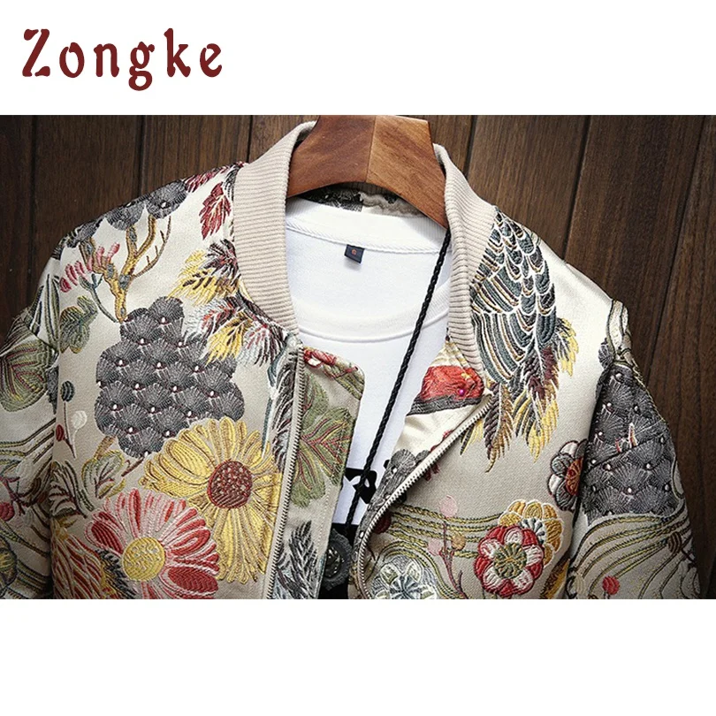 Embroidery Bomber Winter Jacket Men 2023 Japanese Streetwear Men Jacket Winter Jackets For Men Brand Coat M-5XL - Image 5