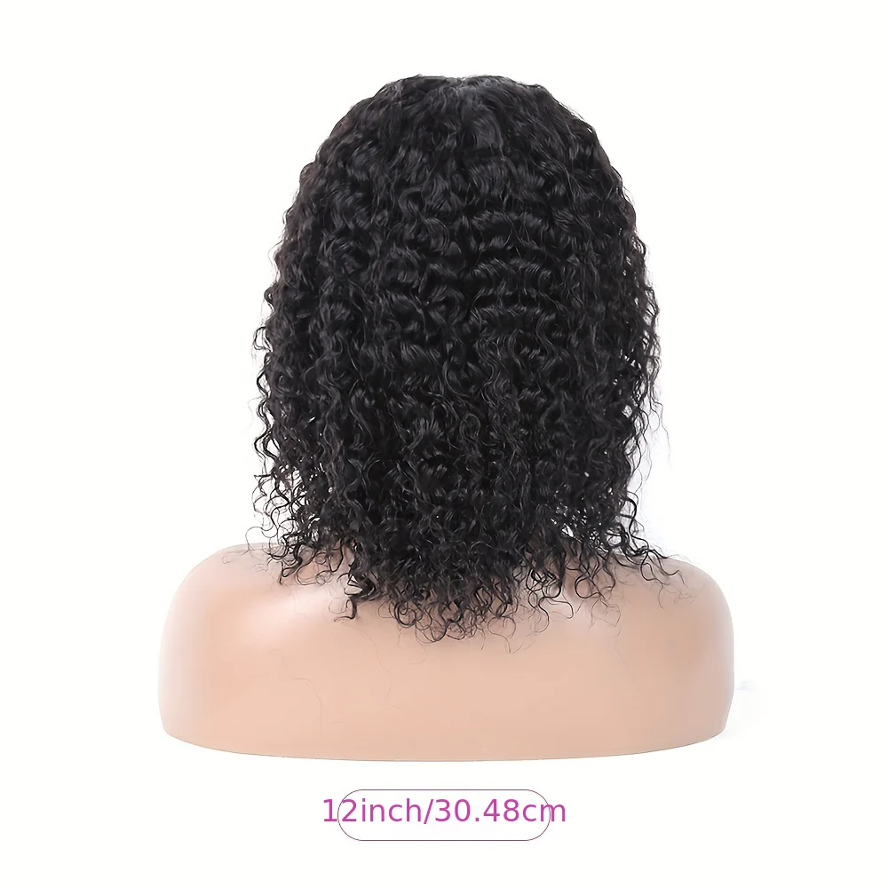 EMOL 180% Density Kinky Curly 13x4 Lace Front Wig - Pre-Plucked 4C Natural Look, Transparent Lace, Glueless for All Women - Image 9
