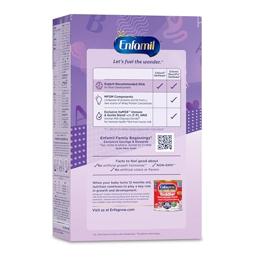 Enfamil NeuroPro Gentlease Baby Formula, Brain Building DHA, HuMO6 Immune Blend, Designed to Reduce Fussiness, Crying, Gas & Spit-up in 24 Hrs, Infant Formula Powder, Baby Milk, 35.2 Oz - Image 3