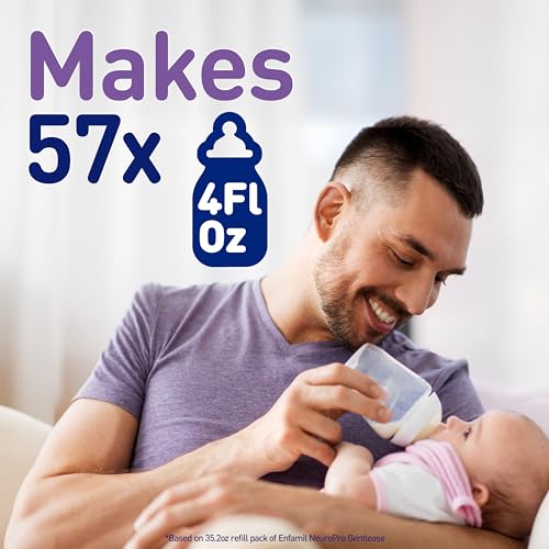 Enfamil NeuroPro Gentlease Baby Formula, Brain Building DHA, HuMO6 Immune Blend, Designed to Reduce Fussiness, Crying, Gas & Spit-up in 24 Hrs, Infant Formula Powder, Baby Milk, 35.2 Oz - Image 6