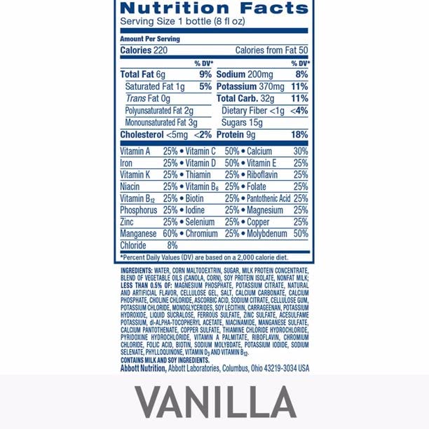 Ensure Plus Nutrition Shake Vanilla 30 Pack/ 8 Fl Ounce Net Wt 240 Fl Ounce - Image 2