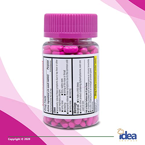 Equate Allergy Relief Tablets with Diphenhydramine HCl 25mg Antihistamine, 365 Ct Bundle with Exclusive "Allergy Relief" - Better Idea Guide (2 Items) - Image 6