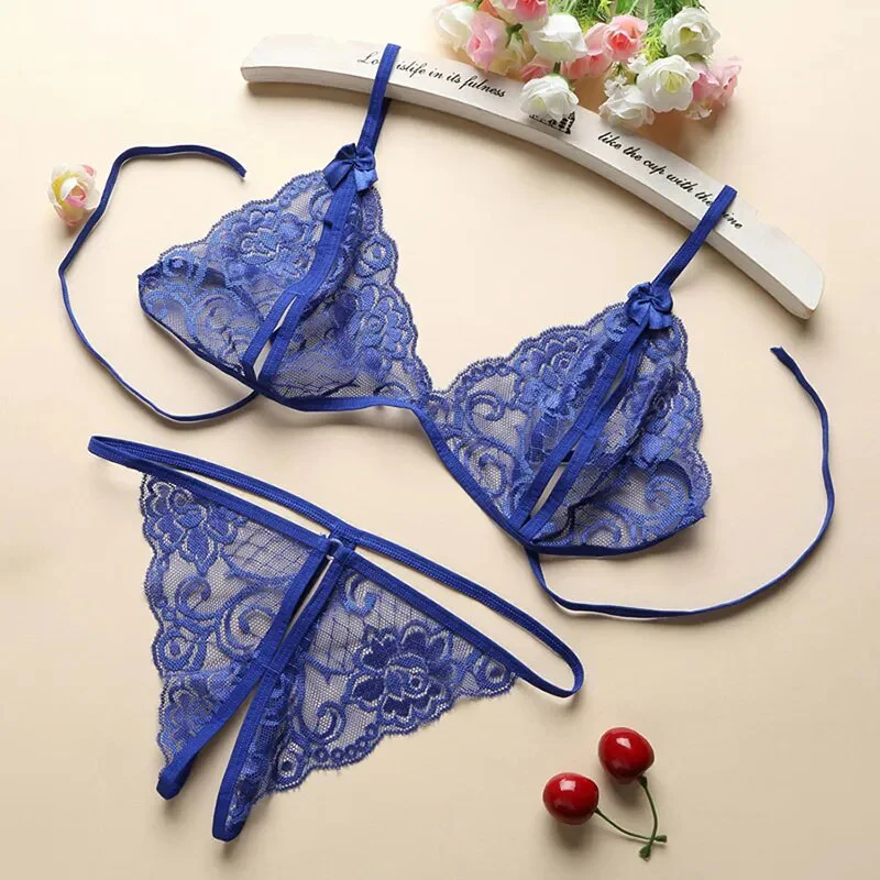 Erotic Hot Sexy Lingerie Women Role Play Costumes Open Bra Lace Underwear Pornos Teddy Bodysuit Transparent Nightgown For Sex - Image 7