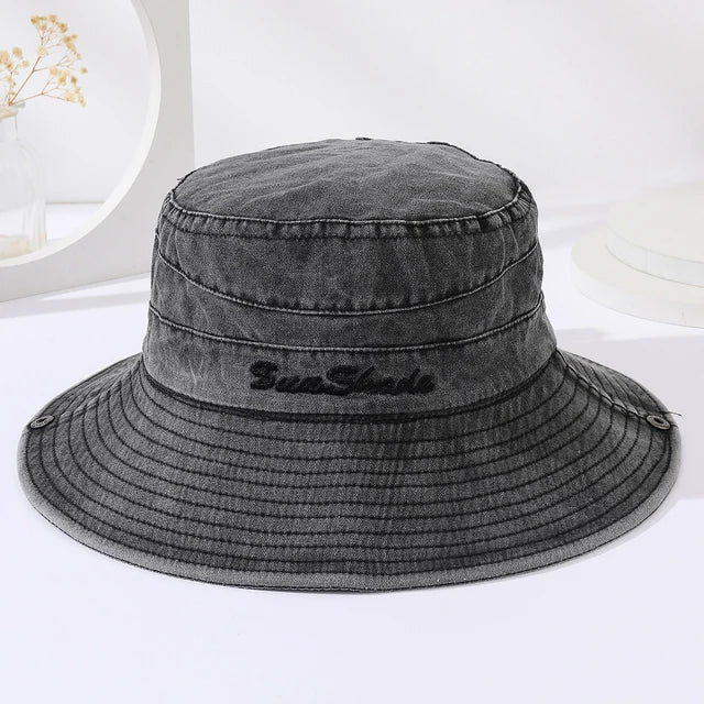 Ethnic Style Retro Drawstring Fisherman's Hat Female Summer Outdoor Sunscreen Shading Mountaineering Hat Male Western Cowboy Hat - Image 10