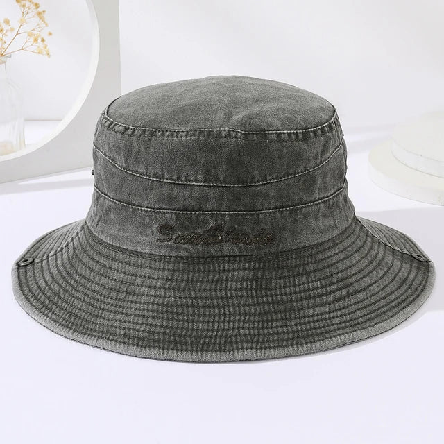 Ethnic Style Retro Drawstring Fisherman's Hat Female Summer Outdoor Sunscreen Shading Mountaineering Hat Male Western Cowboy Hat - Image 9